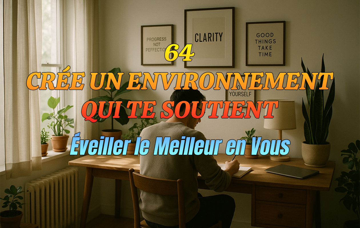 64 – Crée Un Environnement Qui Te Soutient – Conseils de Développement Personnel